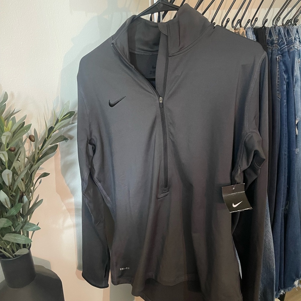 Nike Charcoal Half-Zip Pullover